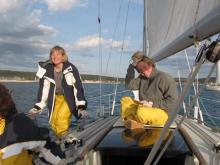 Am Ende des Segeltages