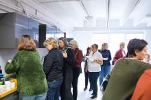 Anstellen zum Suppenbuffet