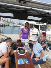 Unsere Segelwoche ab Trogir: wie immer spannende Elektronik.