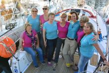 Crew ASW 2015 am Boot