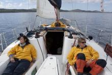 auf der ersten Etappe